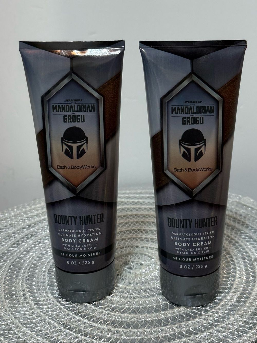 BBW Star Wars Bounty Hunter Grogu Body Cream Set of 2 NWT